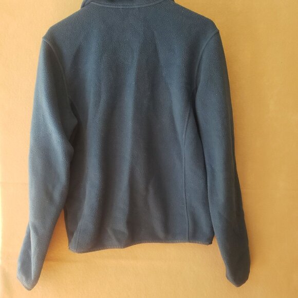LL Bean Womens Fleece Jacket Size Small Blue Full Zip Pockets - Picture 5 of 5